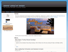 Tablet Screenshot of lobbycast.kyak106.com